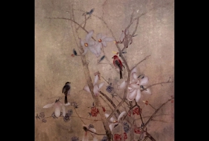 国画《情意绵绵》